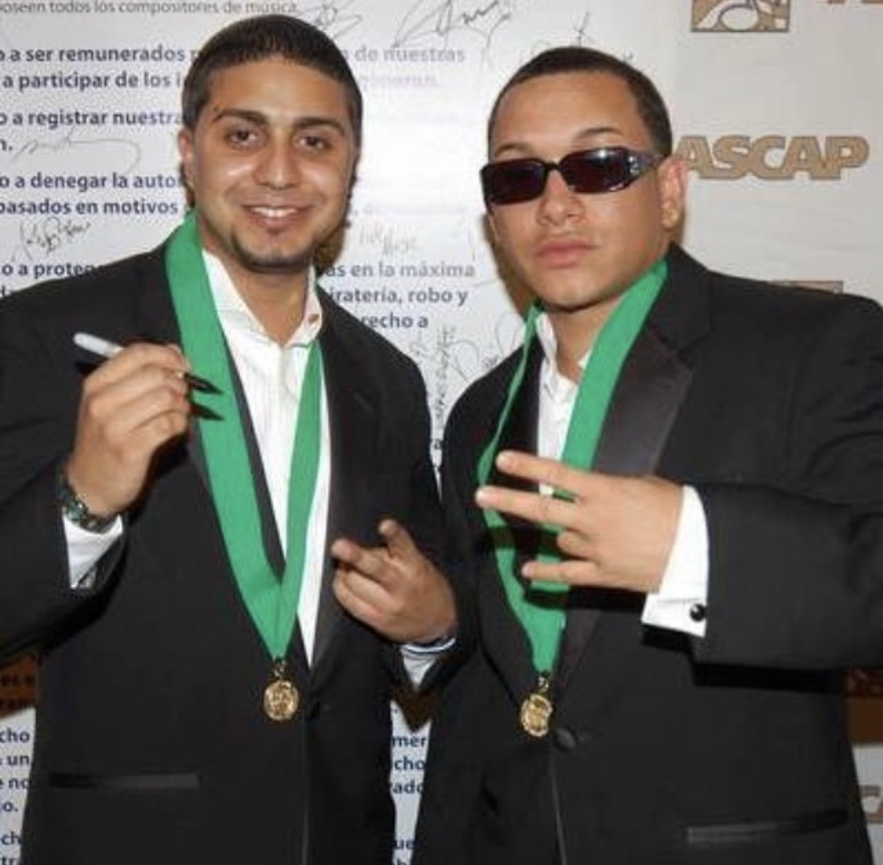 Doble A y Nales en la ceremonia de los Premios ASCAP, 2009.