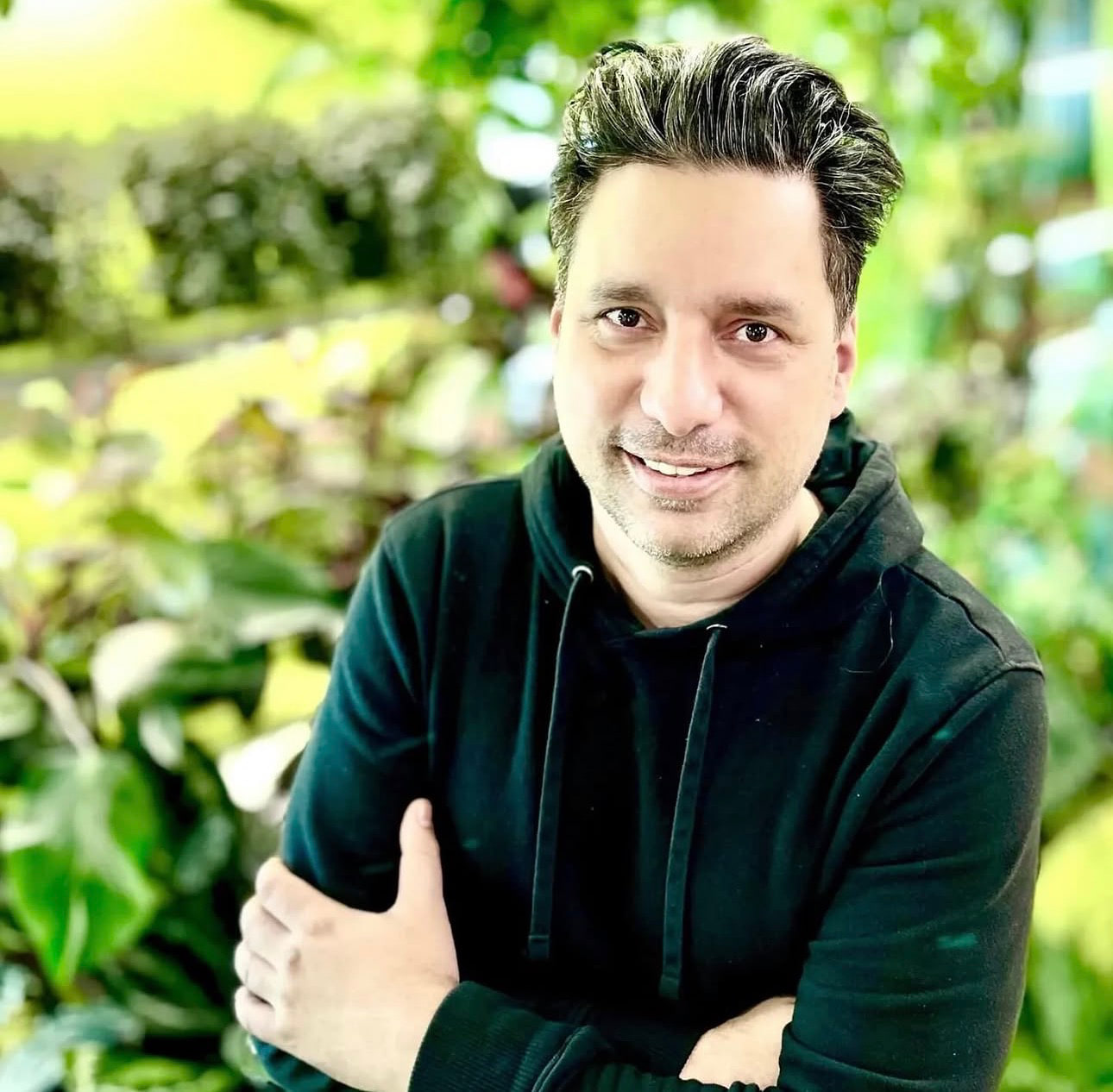 Retrato de Julio César Román.