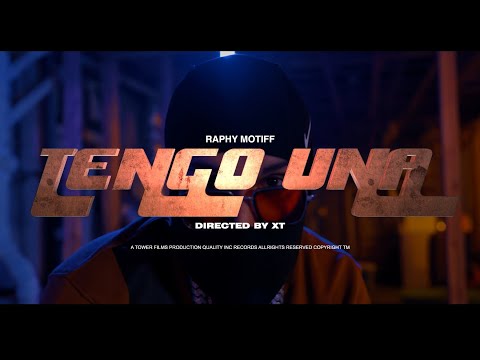 Fotograma de "Tengo Una" (Raphy Motiff) — crédito en pantalla: Directed by XT, A Tower Films Production, Quality Inc Records