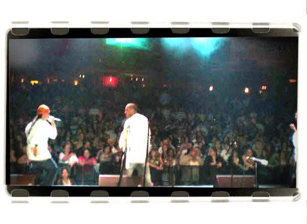 Brujo con Eury en Hippodrome, Springfield, MA — el mismo recinto que el video de archivo "Esa Mirada (Live) — Hippodrome Stadium." Esta foto es la primera fuente que confirma la ciudad del recinto (Springfield); el rol de Eury no está verificado de otra forma.