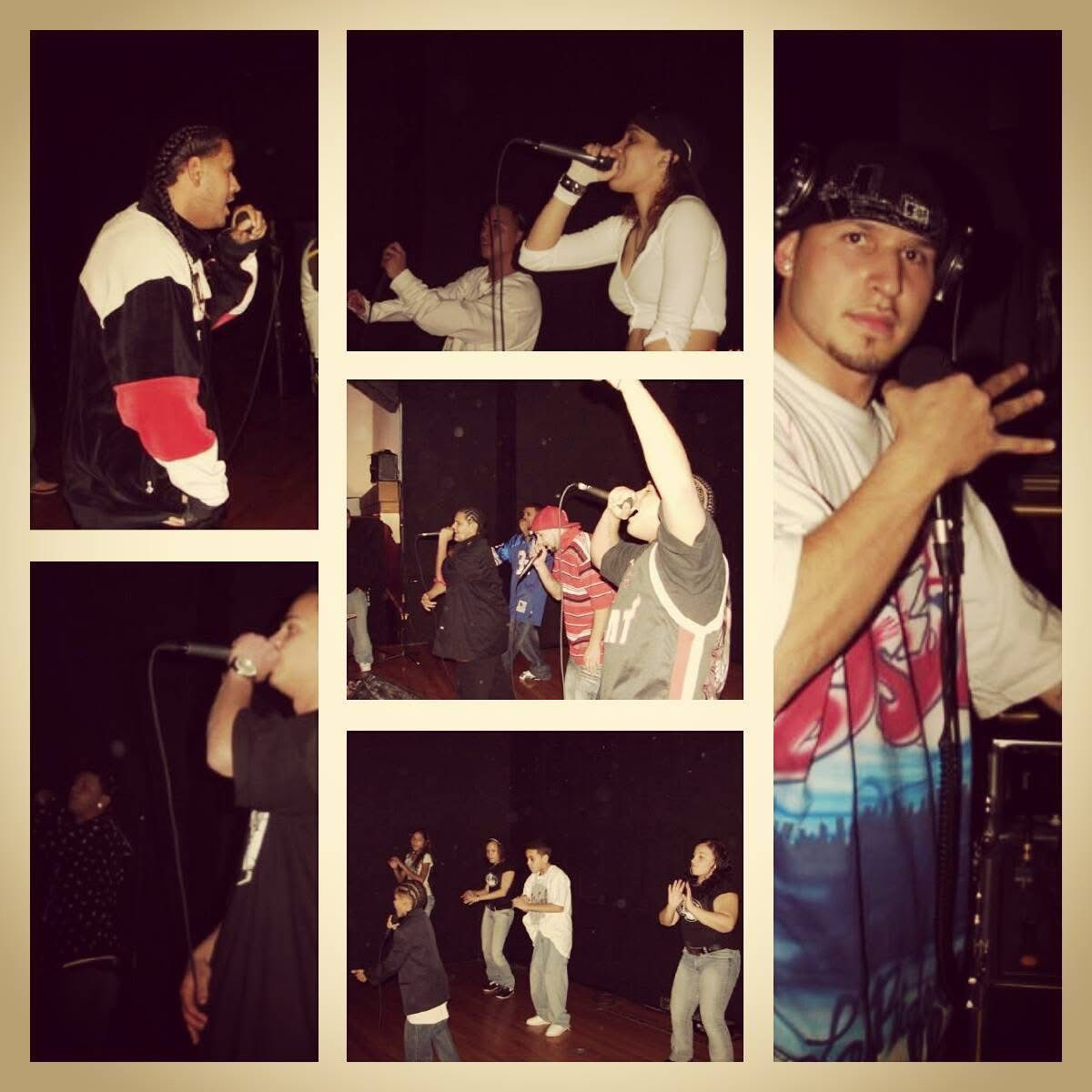 Noche De Humo, Cultural Center, South End, Boston — 3 de noviembre de 2006. Brujo y D Voiz, AK Flow & VH, Temperamento, Malachi y King Julius en el escenario.